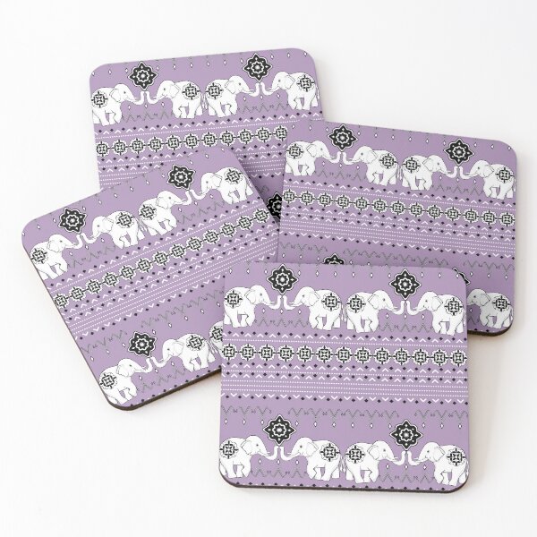 Item preview, Elephant Ethnic Seamless Pattern Design designed and sold by Atchara-Siri.