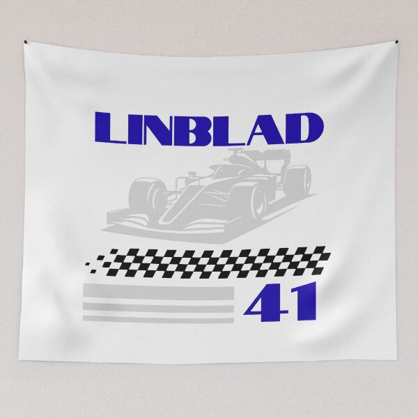 Item preview, arvid linblad f1 racing bulls poster designed and sold by MAISONDEPODIUM.