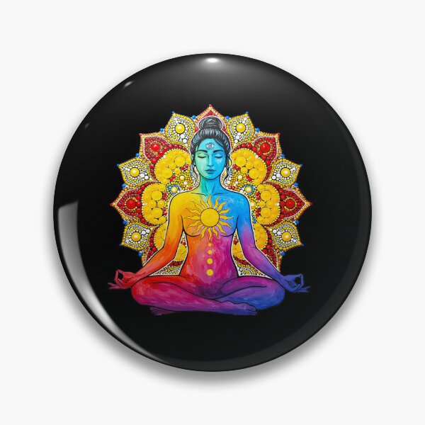 Item preview, Vibrant 7-Chakra Lotus Mandala Meditation   designed and sold by TeeARTHY.
