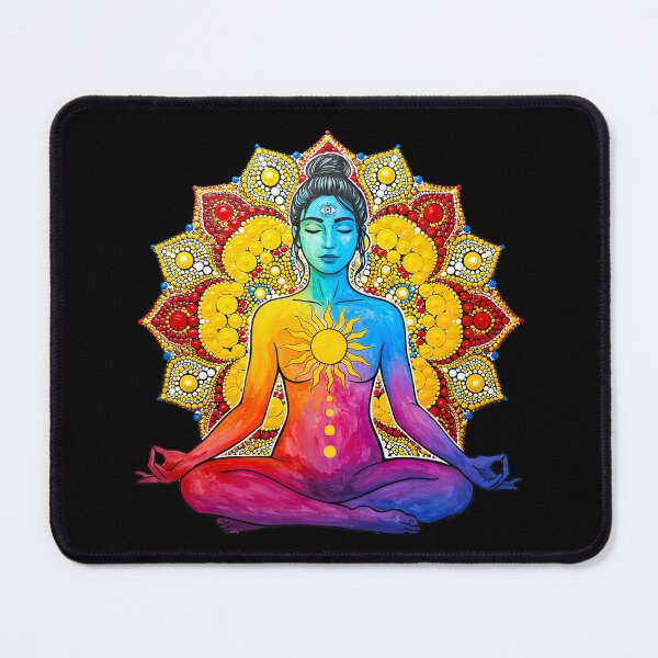 Item preview, Vibrant 7-Chakra Lotus Mandala Meditation designed and sold by TeeARTHY.