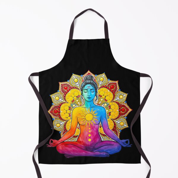 Item preview, Vibrant 7-Chakra Lotus Mandala Meditation designed and sold by TeeARTHY.