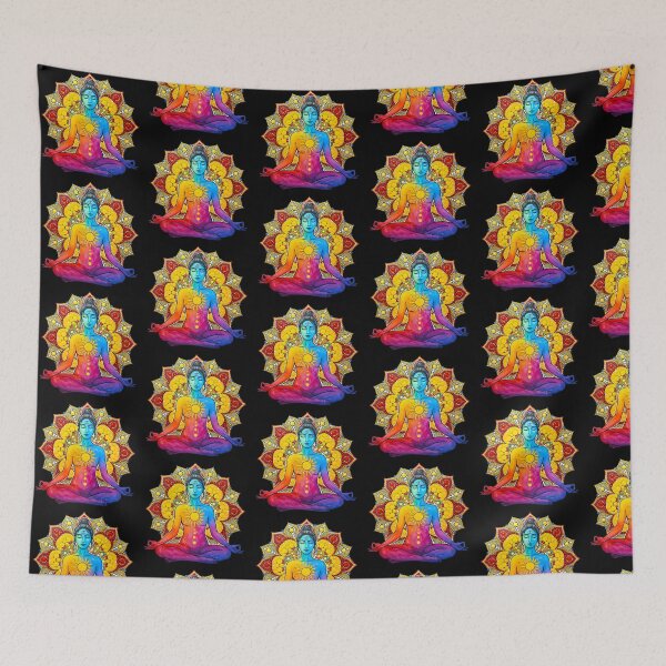 Item preview, Vibrant 7-Chakra Lotus Mandala Meditation   designed and sold by TeeARTHY.