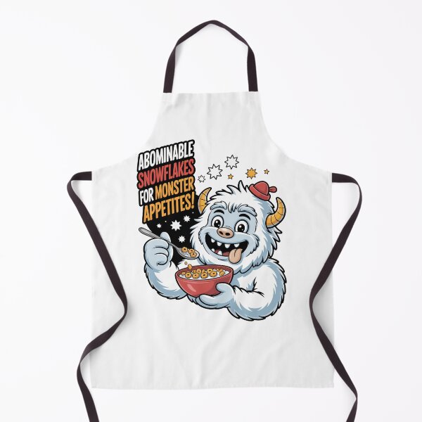 Item preview, Vintage Cereal Snowflakes Retro Breakfast Funny Abominable Cartoon designed and sold by SEBANOX.