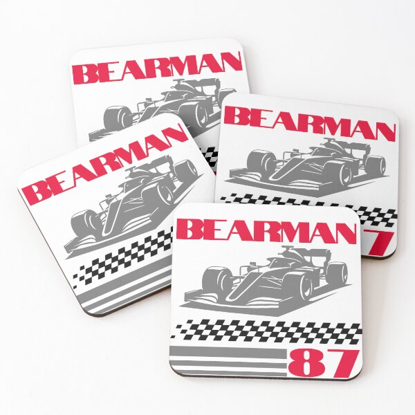 Item preview, oliver bearman f1 haas racing poster designed and sold by MAISONDEPODIUM.
