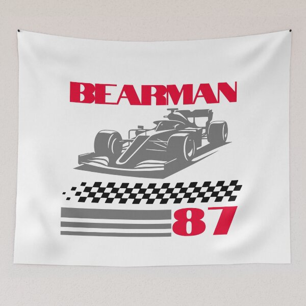 Item preview, oliver bearman f1 haas racing poster designed and sold by MAISONDEPODIUM.