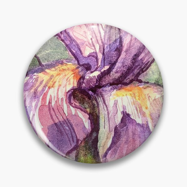Item preview, Iris Watercolor designed and sold by Kara Draws.