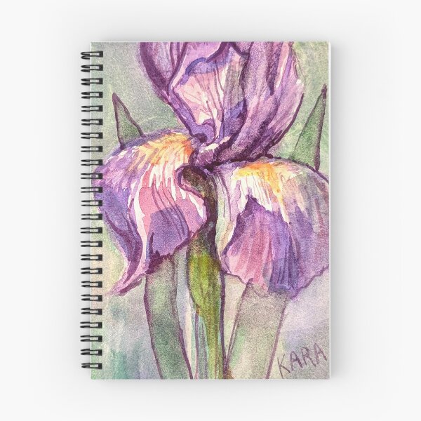 Item preview, Iris Watercolor designed and sold by Kara Draws.