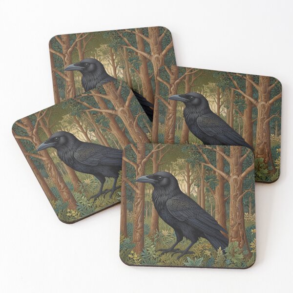 Item preview, Black bird Crow Raven designed and sold by hollycooper.