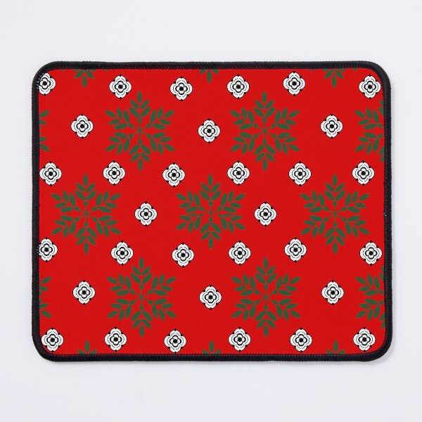 Item preview, Red Floral Geometric Seamless Pattern designed and sold by Atchara-Siri.