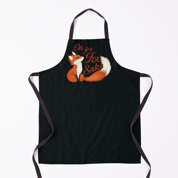 Item preview, Oh for Fox Sake Funny Sarcastic Cute on Black designed and sold by PolaMaku.
