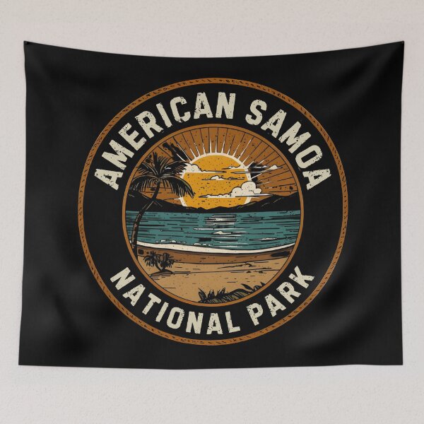 Item preview, American Samoa National Park designed and sold by GoodOldVintage.