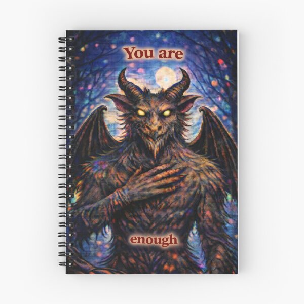 Item preview, Title: Jersey Devil – "You Are Enough" – Cursed Affirmation designed and sold by Absurd Cult Co..