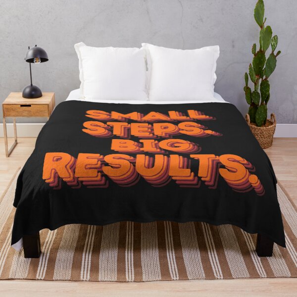 Item preview, Small Steps. Big Results. – Motivational Typography T-Shirt designed and sold by ArthurShu.