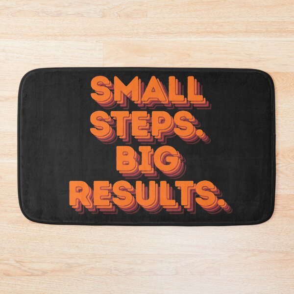 Item preview, Small Steps. Big Results. – Motivational Typography T-Shirt designed and sold by ArthurShu.