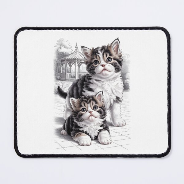 Item preview, Cute Cats- The Selkirk Rex Kittens in the garden designed and sold by Museum Of Non-Existing Art.