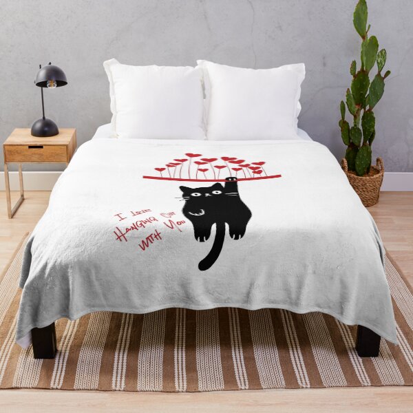 Item preview, Funny Black Cat Hanging Out Valentine's Day designed and sold by Artycom.