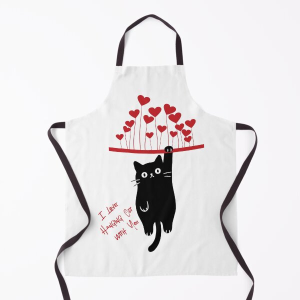 Item preview, Funny Black Cat Hanging Out Valentine's Day designed and sold by Artycom.