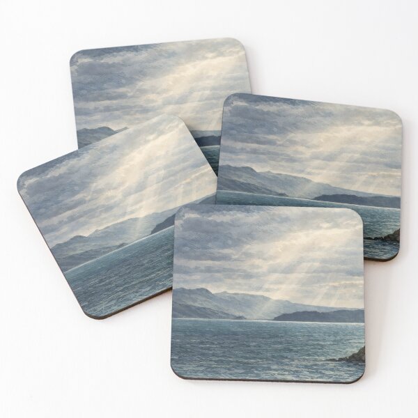 Item preview, Calm Coastal Waters Under a Clouded Sky designed and sold by Babpas.