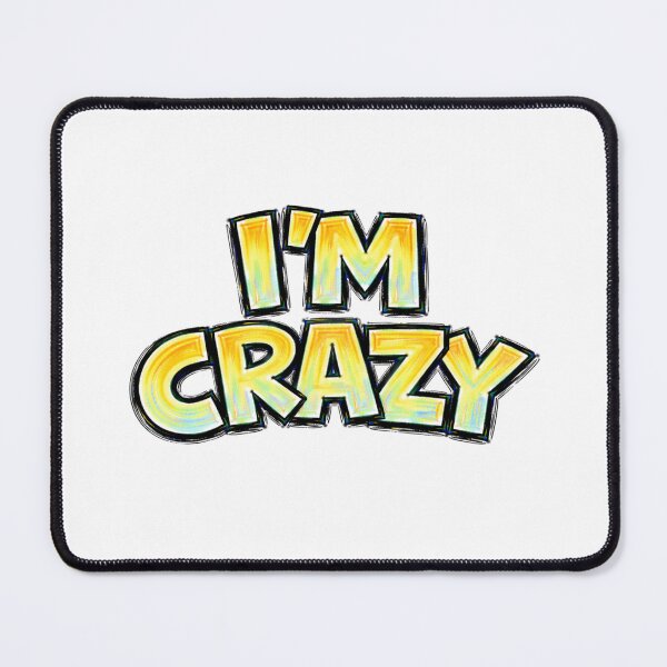 Item preview, I’m Crazy – Hand Drawn Childlike Typography designed and sold by Mac Sketches.