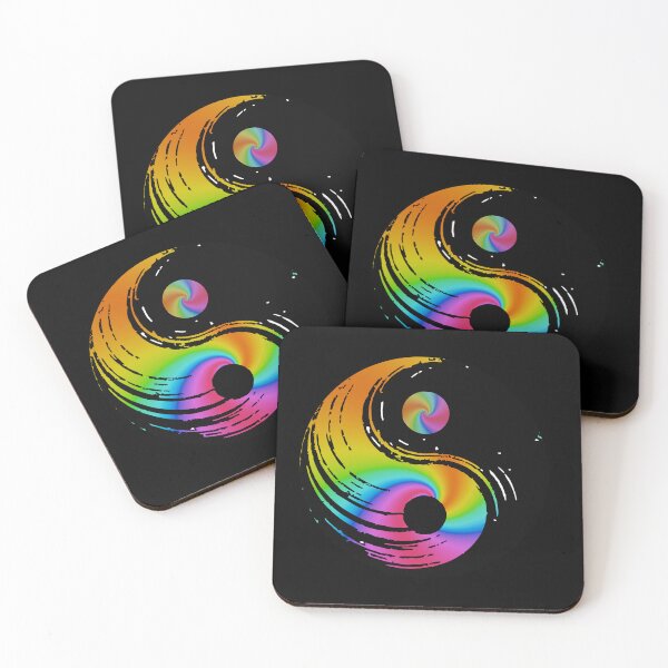 Item preview, Watercolor Rainbow Yin Yang Balance designed and sold by MirAgi.