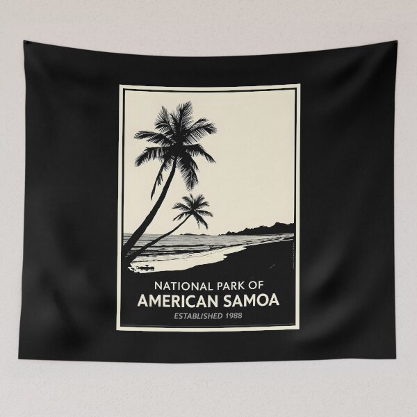Item preview, National Park of American Samoa designed and sold by GoodOldVintage.