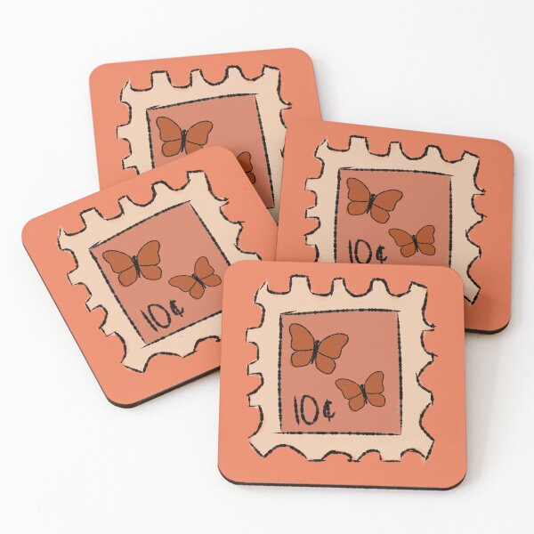 Item preview, Orange Butterfly Stamp designed and sold by starstrucklav.