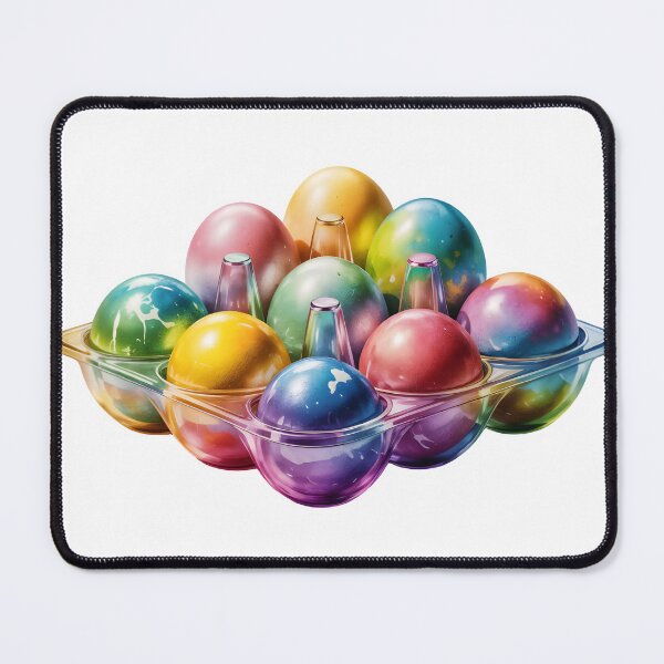 Item preview, Vibrant colorful glass balls in modern transparent bowls designed and sold by Creative88Art.