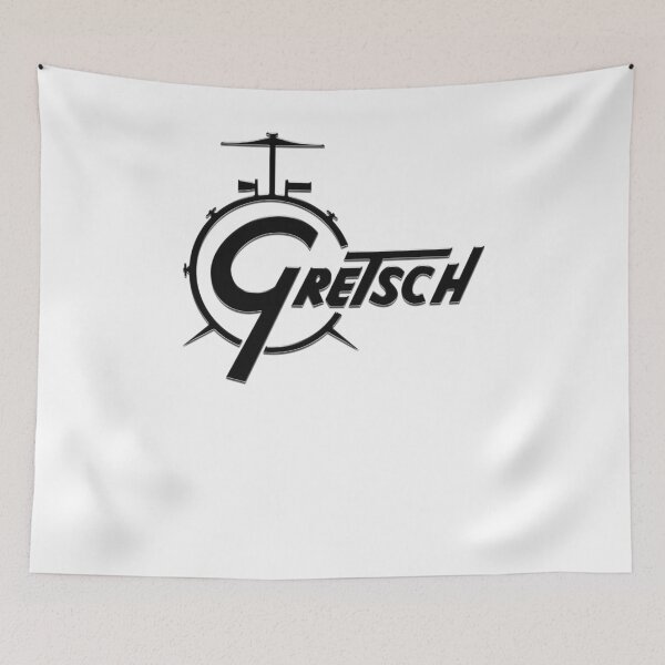 Item preview, Gretsch Drum Kit Logo designed and sold by Lonesome Dog Art.