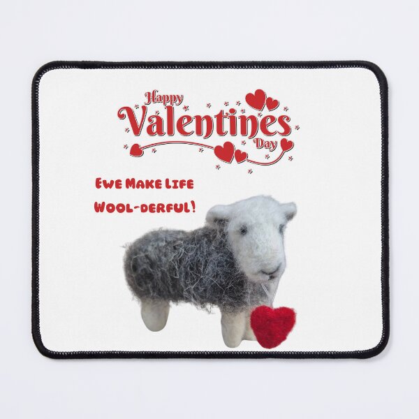 Item preview, Happy Valentines Day felted Herdwick sheep designed and sold by RockingFelter.