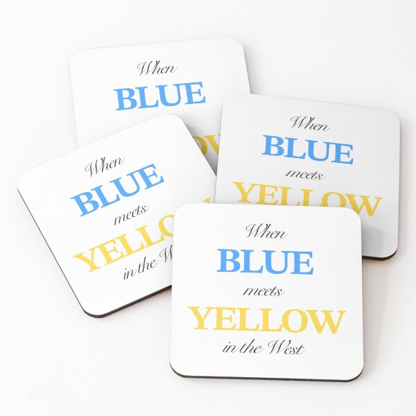 Item preview, When BLUE meets YELLOW in the West Byler Design designed and sold by maelrusydesigns.