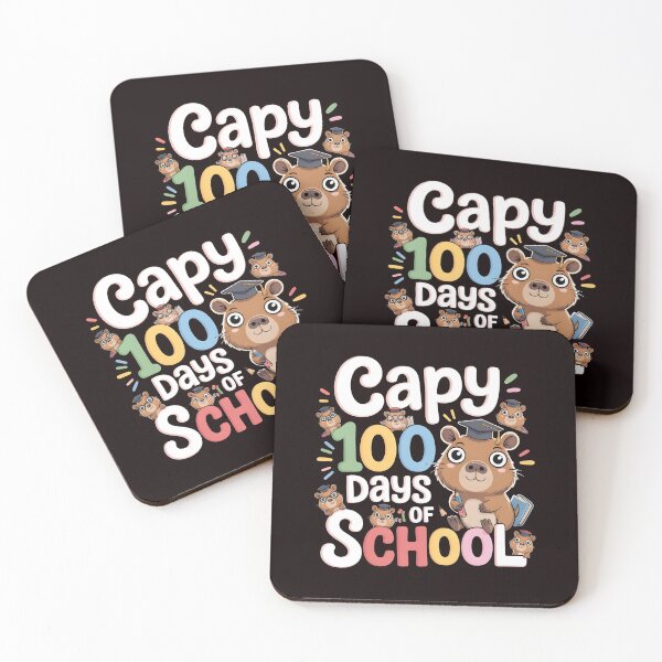 Item preview, Capy 100 Days of School – Adorable Capybara School Celebration designed and sold by Redgiant87x.