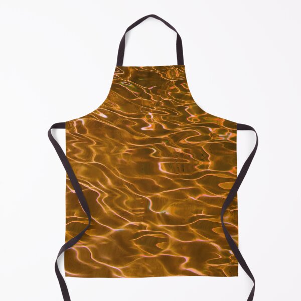 Item preview, Golden abstract wave pattern design designed and sold by hollycooper.