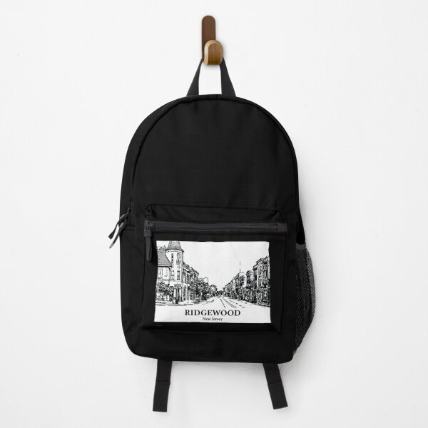 Item preview, Ridgewood NJ - Ink Cityscape Illustration designed and sold by Lakeric.