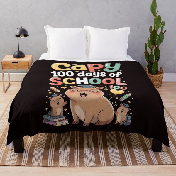 Item preview, Capy 100 Days of School – Cute Capybara Student Design designed and sold by Redgiant87x.
