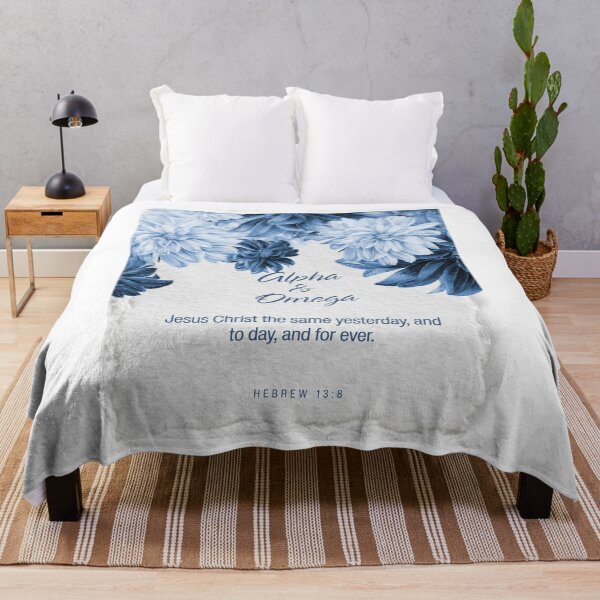 Item preview, Alpha & Omega Hebrews 13:8 designed and sold by TheProverbsMom.