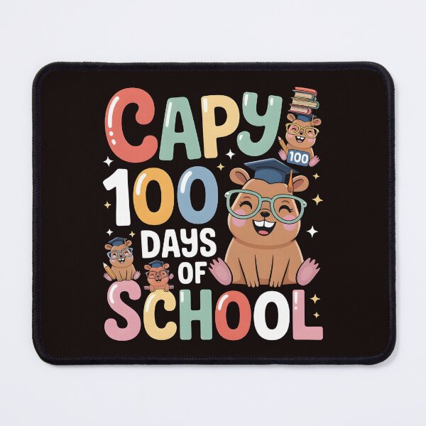 Item preview, Capy 100 Days of School – Fun and Cute Capybara Theme designed and sold by Redgiant87x.