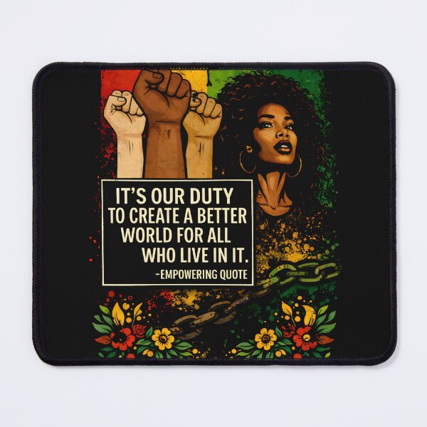 Item preview, Melanin Empower Freedom It's Our Duty To Create A Better World For All Who Live In It Empowafrique Quote designed and sold by xrayprint.