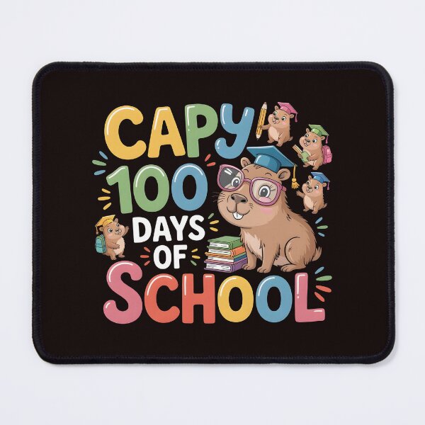 Item preview, Capy 100 Days of School – Adorable Capybara School Art designed and sold by Redgiant87x.
