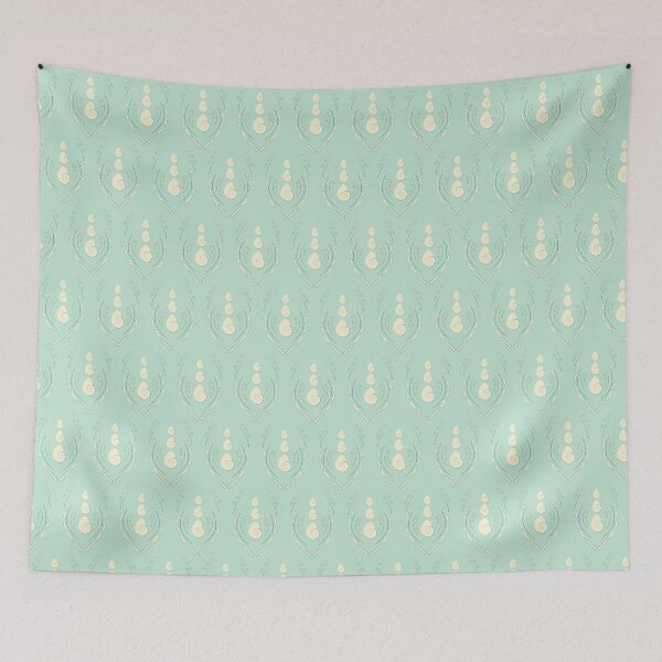 Item preview, Sea Shell Sanctuary in mint aqua designed and sold by LisaLeQuelenec.