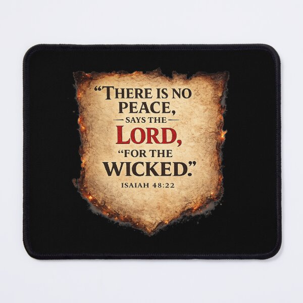 Item preview, Isaiah 48:22 – No Peace for the Wicked designed and sold by MACodDesigns.