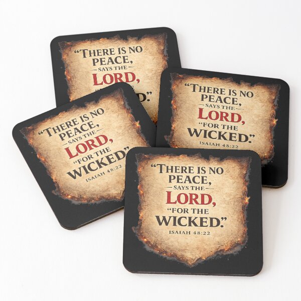 Item preview, Isaiah 48:22 – No Peace for the Wicked designed and sold by MACodDesigns.