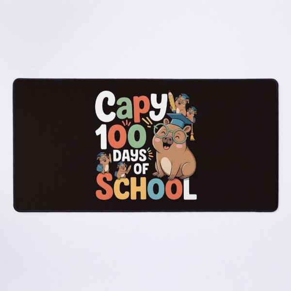 Item preview, Capy 100 Days of School – Cute Capybara School Milestone Shirt designed and sold by Redgiant87x.