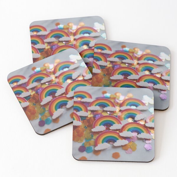 Item preview, Rainbow Confetti with Clouds designed and sold by Swedeprep.