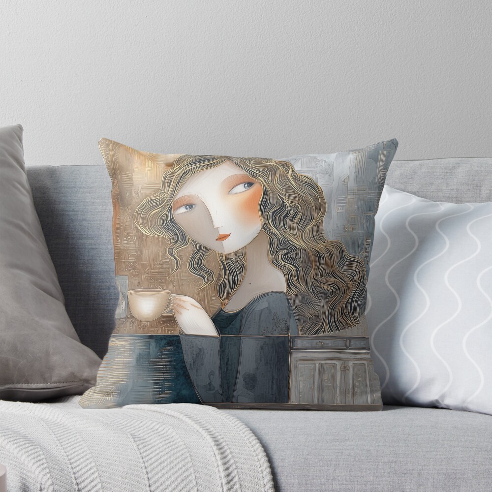 Item preview, Throw Pillow designed and sold by silduna.