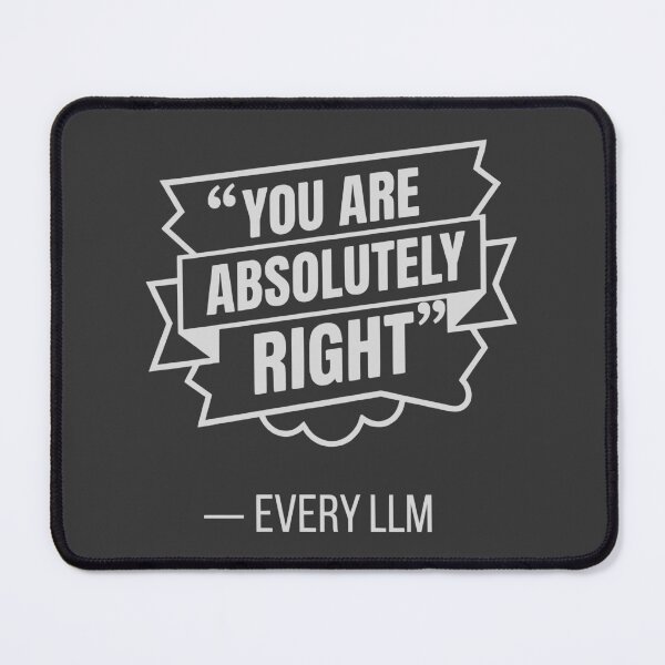 Item preview, Every LLM Be Like Funny AI Satire - white - designed and sold by WAMTEES.