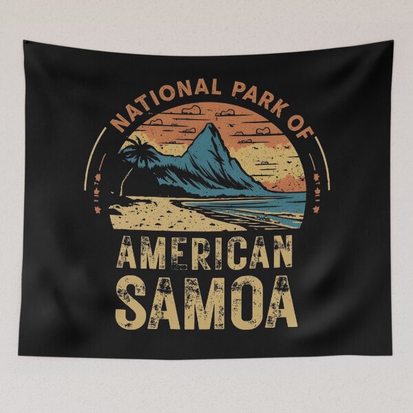 Item preview, National Park of American Samoa designed and sold by GoodOldVintage.
