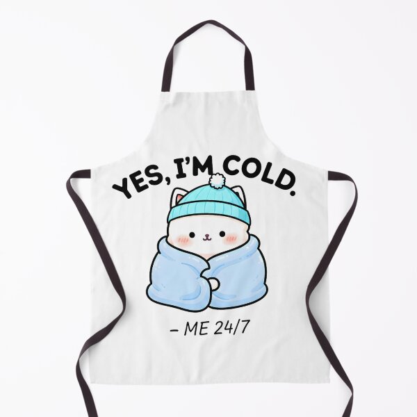 Item preview, Yes, I’m Cold 24/7 | Cute Kawaii Cat Design designed and sold by AmyLeeKawaii.