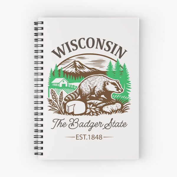 Item preview, Wisconsin The Badger State Amazing Gifts For Nature And Animal Lovers designed and sold by Martysstore.