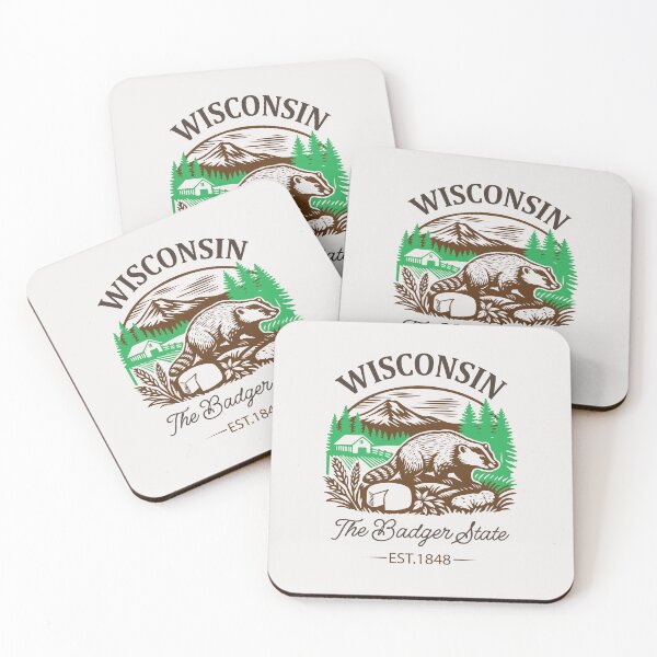 Item preview, Wisconsin The Badger State Amazing Gifts For Nature And Animal Lovers designed and sold by Martysstore.