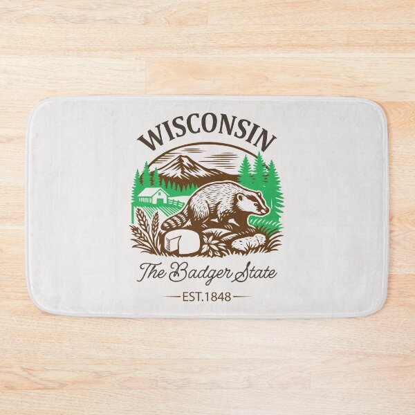 Item preview, Wisconsin The Badger State Amazing Gifts For Nature And Animal Lovers designed and sold by Martysstore.